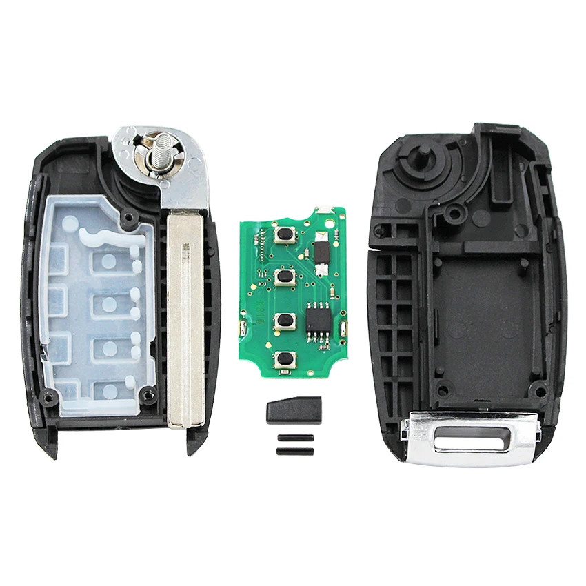 Обновленный складной дистанционный ключ раскладушка с 4 кнопками чип ID46 315 МГц