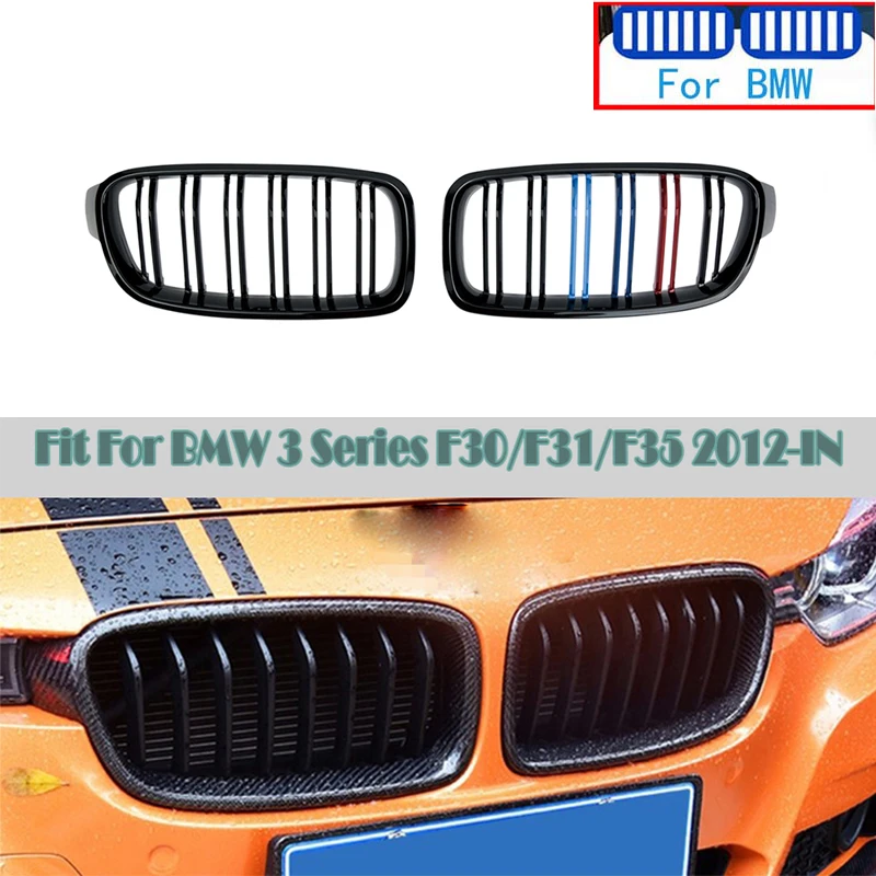 

M Performance Car Front Bumper Racing Kidney Grilles Replacement For BMW F30 F31 F35 3 Series 2018 2017-2012 320i 325i 328i 335i