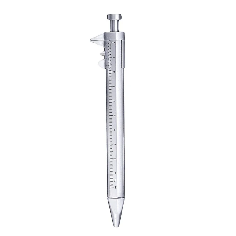

5Pcs Pen Shape Plastic Vernier Caliper Ruler Measuring Tool Student School Supplies