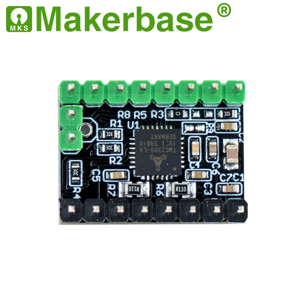 Драйвер шагового двигателя Makerbase MKS TMC2209 2209 StepStick детали для 3D принтера а UART