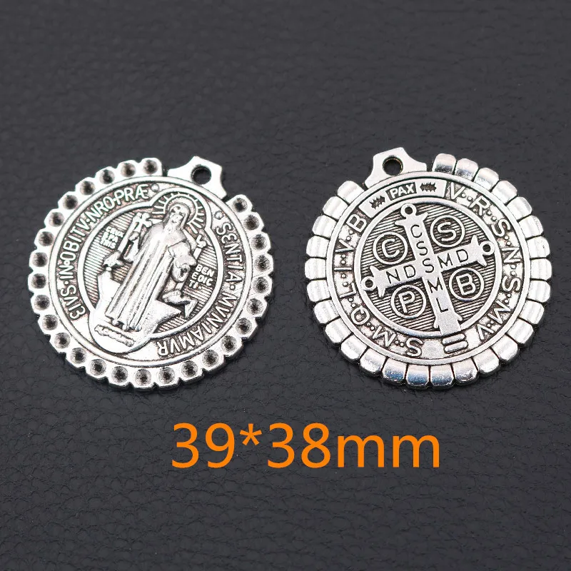 2 шт. 39*38 мм религиозный металлический кулон подвески пророк подвеска Иисус