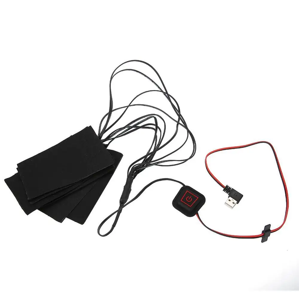 Обогревающая куртка 6 в 1 с USB-портом теплая зимняя жилетка подогревом подушечки