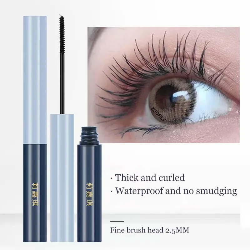 Крутящаяся тушь для ресниц ультратонкая маленькая тонкая густая крутящаяся