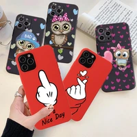 lovers cartoon phone case for iphone 11 7 8 plus x xr xs 11pro max se20 fashion funny cases for iphone 13 12 pro soft tpu cover