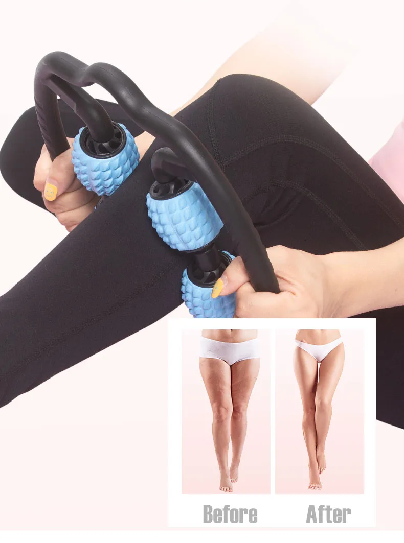 Yoga Massage balls Dual Side Neck Leg Arm Muscle Relaxer Massage Roller Gym Massage Stick Sports Pilates Yoga Fitness Equipment