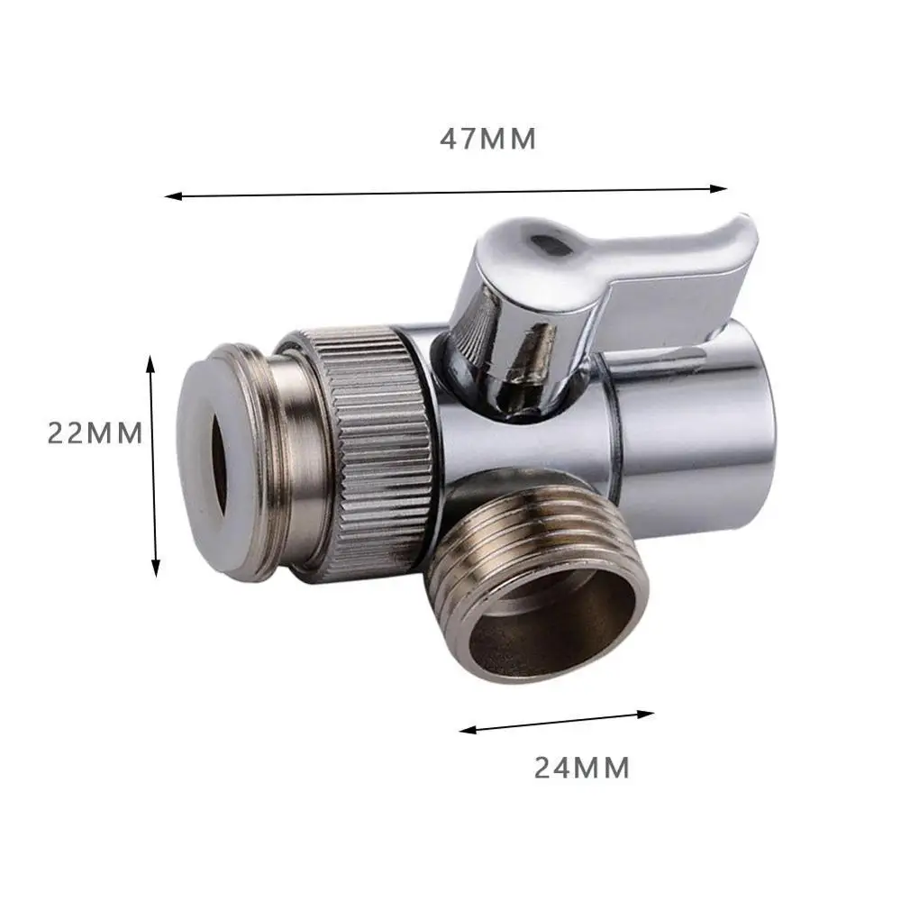 

1PCS Switch Faucet Adapter Kitchen Sink Splitter Diverter Tap Connector For Toilet Shower Valve Bidet Water K2Q9