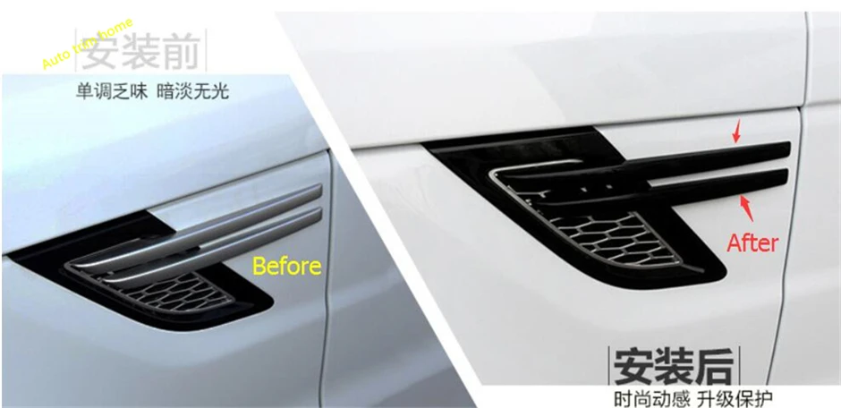 Lapetus Outside Air Conditioning AC Outlet Vent Cover Trim Fit For RANGE ROVER Sport 2014 2015 2016 2017 ABS Auto Accessories | Автомобили