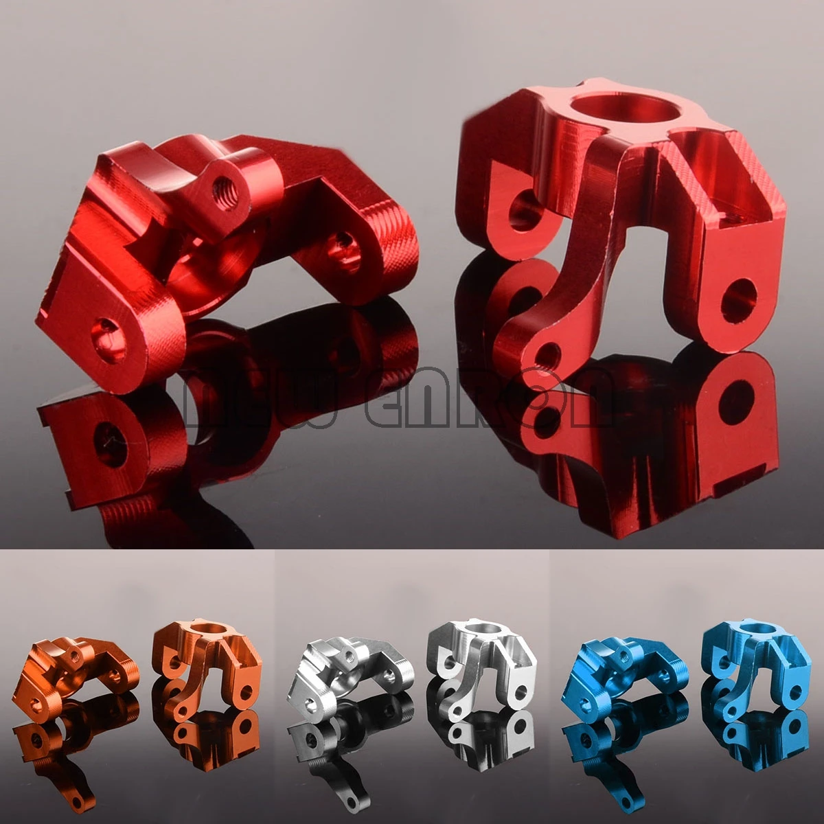 

NEW ENRON 2PCS Aluminum Steering Hub Carrier(L/R) For 1/10 RC 1:10 WLToys K949 CLIMBING RED\SILVER\BLUE\ORANGE