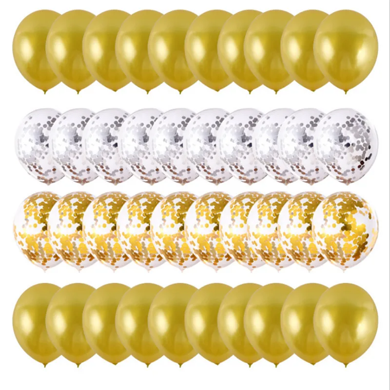 

40pcs Rose Gold Latex Balloon Set Birthday Party Decoration Wedding Baby Shower Anniversary