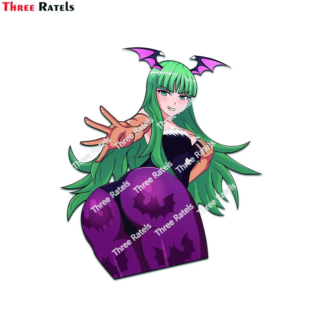 

Наклейки Three Ratels E501 MORRIGAN AENSLAND кузов Машины окно мотоциклетная Водонепроницаемая Солнцезащитная наклейка