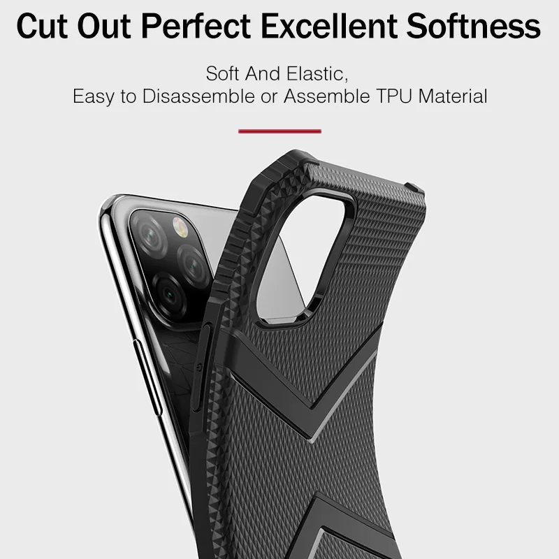 YKZ защитный чехол для iPhone 11 Pro Max силиконовый противоударный XR XS X 7 8 Plus телефона