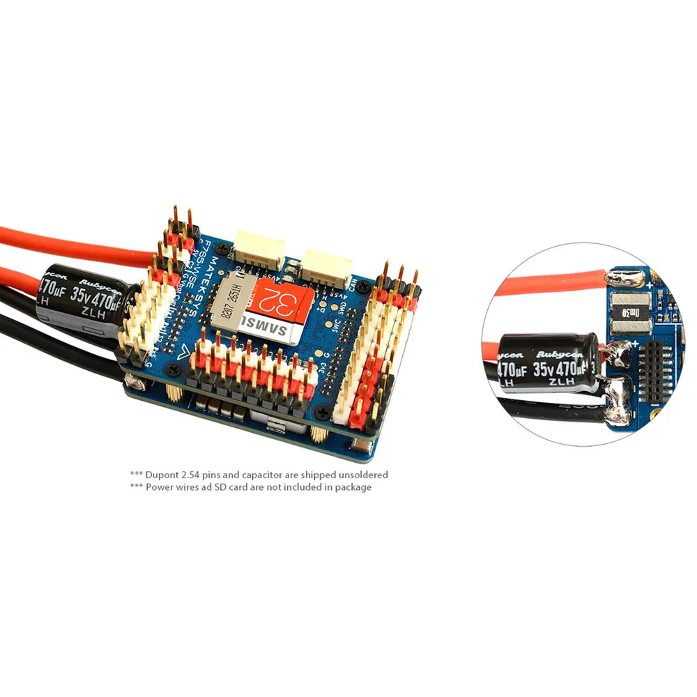 MATEK-CONTROLADOR DE VUELO F765-WSE F765 Baro OSD Blackbox Dual BEC, ArduPilot INAV, para Dron, avi&oacute;n, F765-WING, actualizado-2