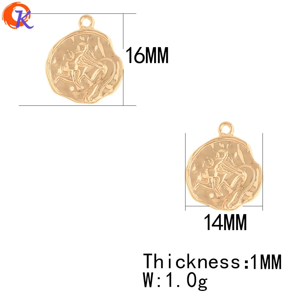 EAAC-187239-01694-7 Cordial Дизайн 50 шт ювелирные аксессуары/подвеска созвездия/подлинный позолота/diy части/Подвески/ручная работа/застежки для сережек - Цвет: EAAC-187239-01694-7