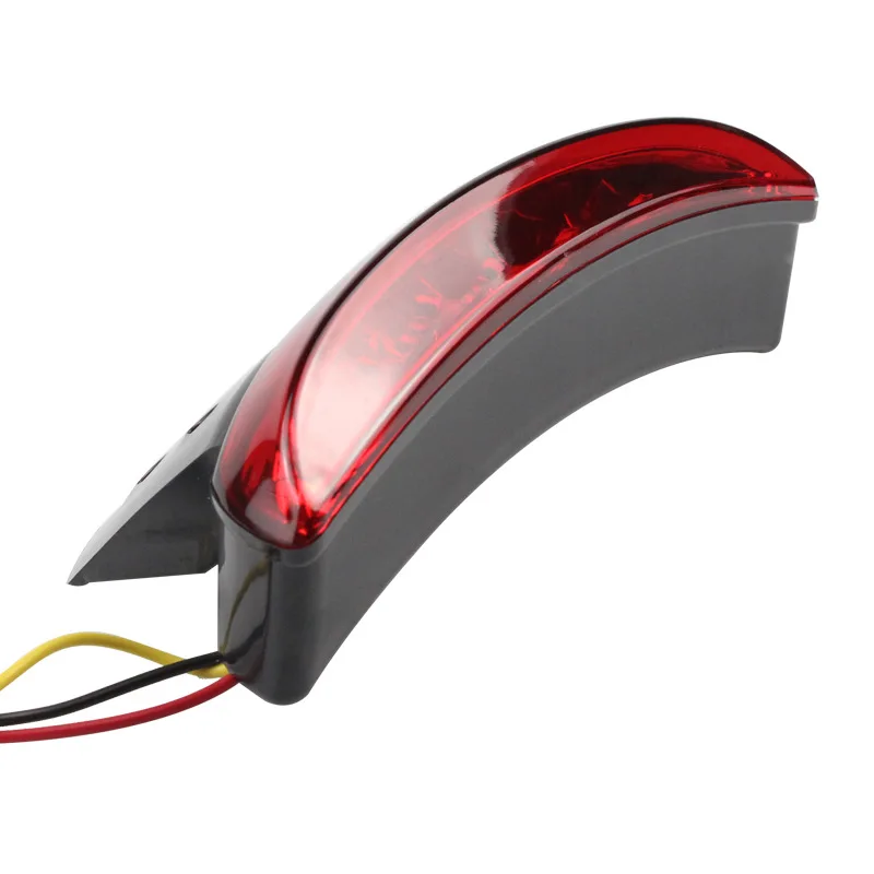 Красный свет дымчатые линзы мотоцикл хвост Светильник лампы заднее крыло край