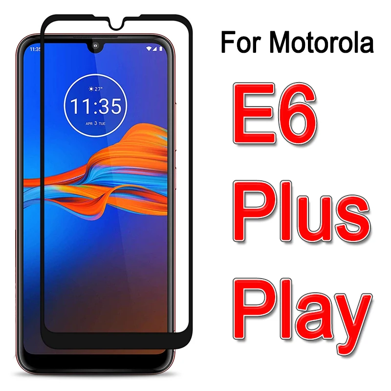 Защитное стекло E6 для Motorola Moto E 6 plus play защита экрана E6plus E6play motog6 6g бронированный