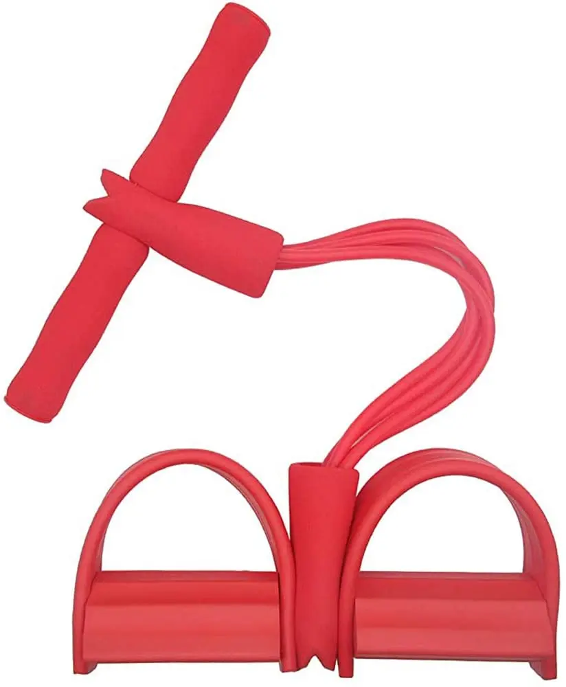 4 трубки тянущаяся веревка оборудование для упражнений Педальная Резиновая