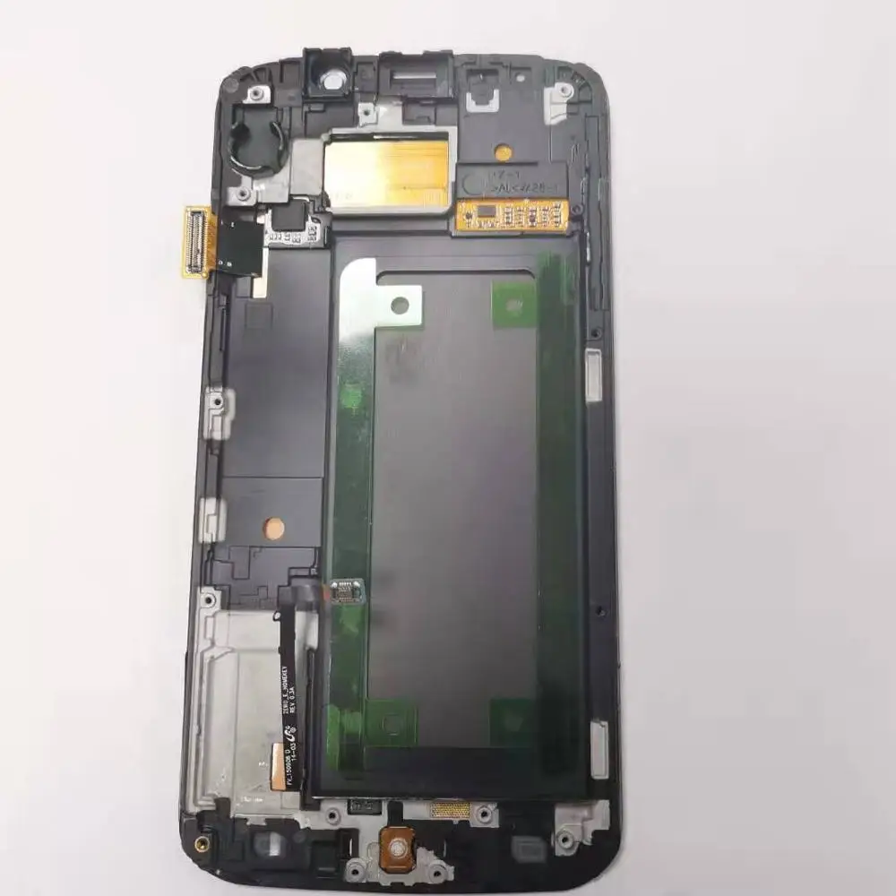 Super AMOLED S6 edge lcd для samsung GALAXY S6 edge G925 G925F G925FQ ЖК-дисплей кодирующий преобразователь сенсорного экрана в сборе маленькая тень