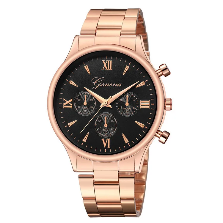 

Luxury Business Watch Men Rose Gold Quartz Wristwatch Stainless Steel Watchband Waterproof Military Male Clock orologio uomo