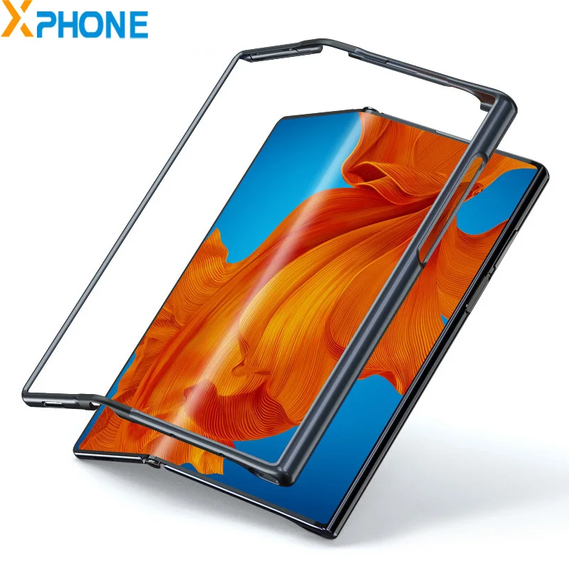 Складной защитный чехол с рамкой для Huawei Mate Xs X TPU PC складной прозрачный X|Бамперы| |