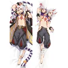 Аниме игра Genshin Impact Arataki Прокат дакимакура HD Косплей Huggable Body Otaku мужское постельное белье Наволочка сделай сам Наволочка на заказ