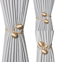 new high quality metal curtain straps no installation of home curtain accessories simple fashionable curtain buckles