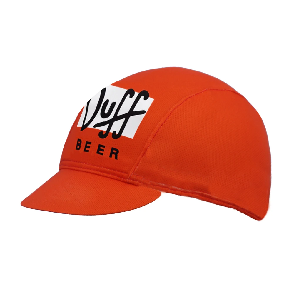 

Duff Beer Orange Cycling Caps Black I Love Beer Bike Riding Hat Bicycle Headwear