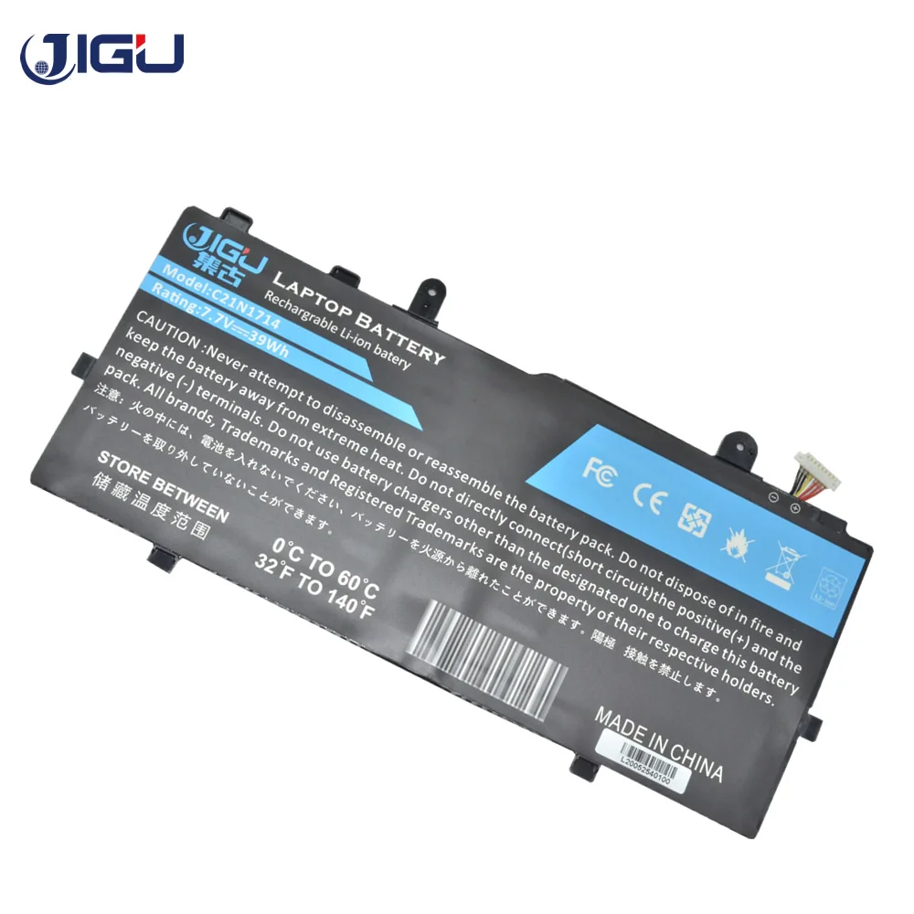 JIGU C21N1714 0B200-02740000 7 V Аккумулятор для ноутбука Asus J401CA TP401NA TP401MA J401MA Vivobook Flip TP401N 14-TP401CA |