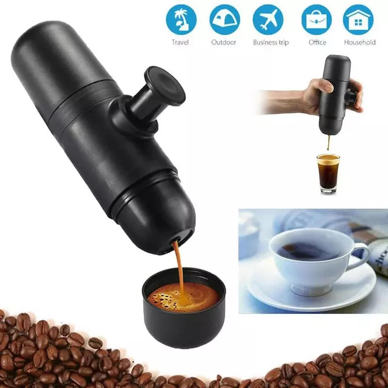

Mini Coffee Machine Portable Durable Coffee Machine Hand Pressure Outdoor Anti Fall Coffee Cup Home Travel Small Coffee Machines