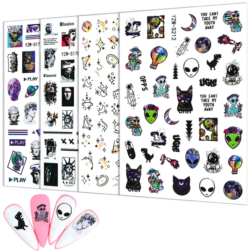 1 шт. наклейки для ногтей | Красота и здоровье