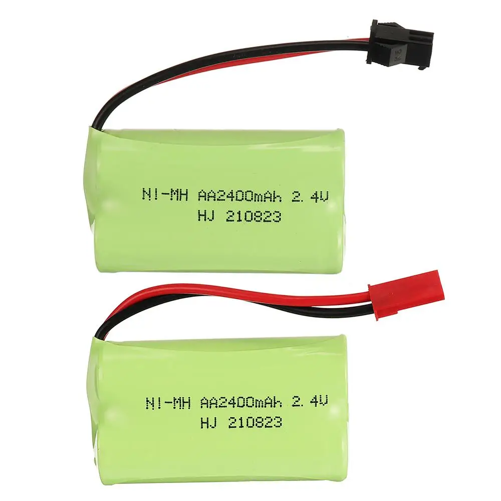 

HJ 2,4 V 2400mAh AA перезаряжаемый NIMH аккумулятор для RC автомобиля кабан самолет FPV гоночный Дрон Квадрокоптер JST/SM вилка Запасные части