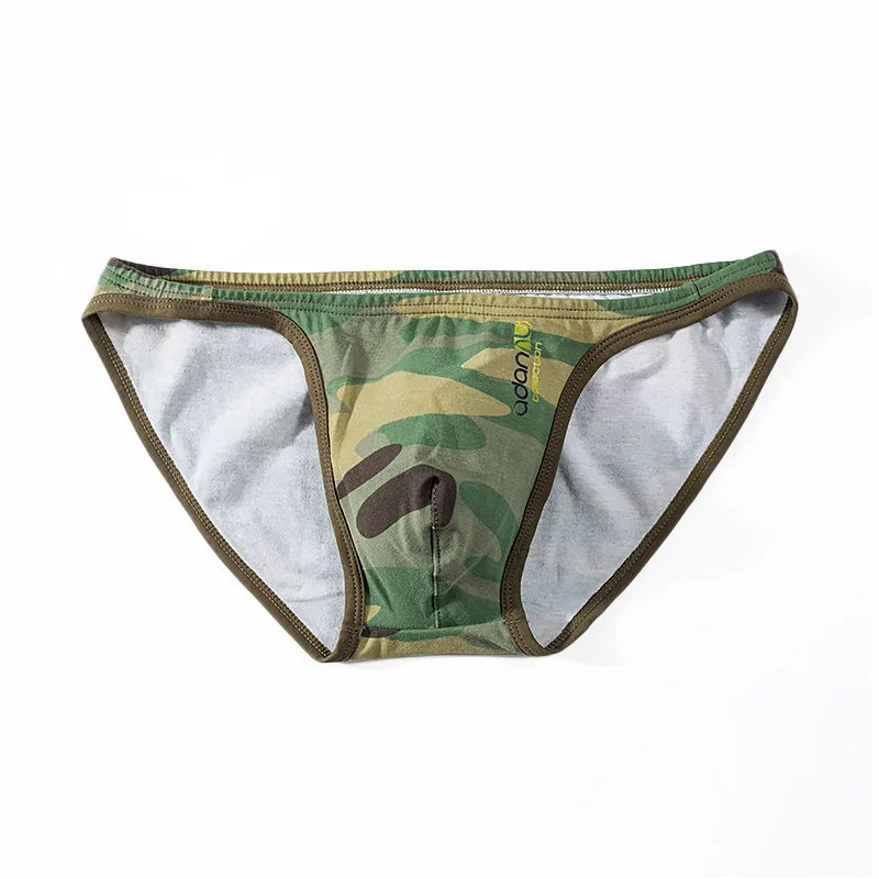 Новые Сексуальные узкие брифы индивидуальные камуфляжные хлопковые мужские