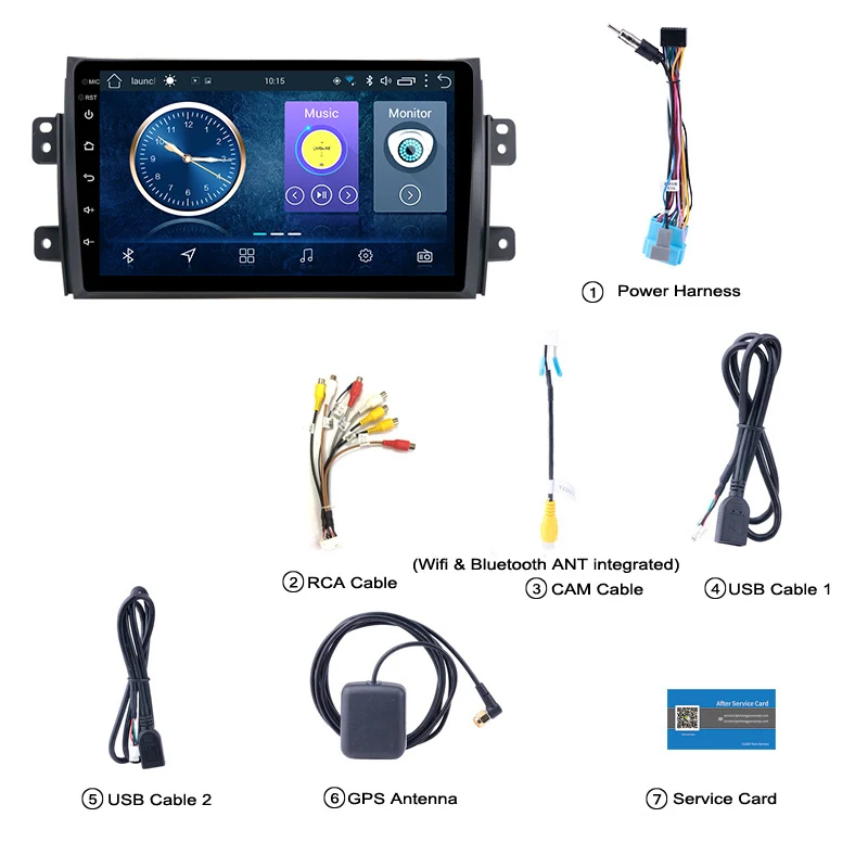 Wanqi Android 8 1 автомобильный dvd плеер для Suzuki SX4 2006 2007 2008 2009 2010 2011 2012 2013 навигация raido