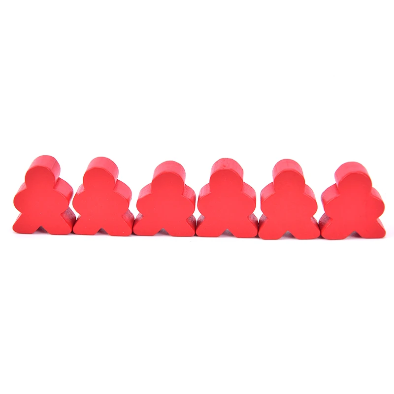 30 шт. деревянные шахматы стандартного размера для Meeple carкассонные аксессуары