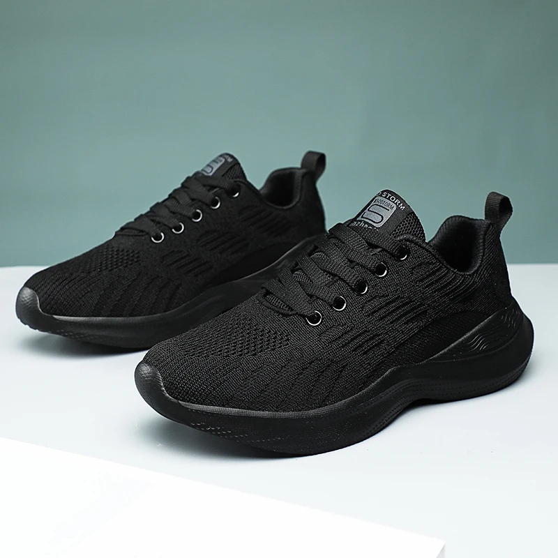 ZHENZU New Fashion Running Black Sport Shoes For Women Sneakers Tennis Woman Trainers Gym Walking Shoes