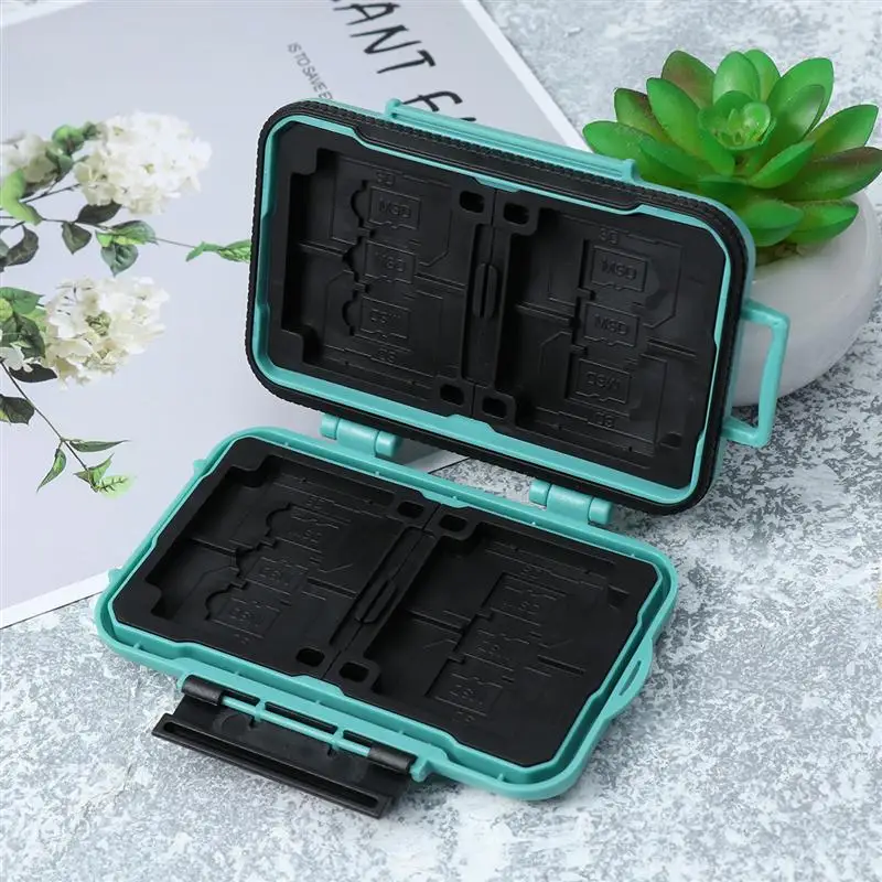 Падение сопротивления карта памяти Держатель корпуса SD контейнер для хранения