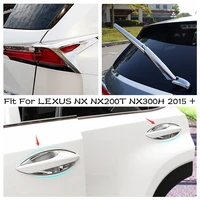 exterior parts for lexus nx nx200t nx300h 2015 2019 chrome car door handle grip trim rear tail lights protective cover kit