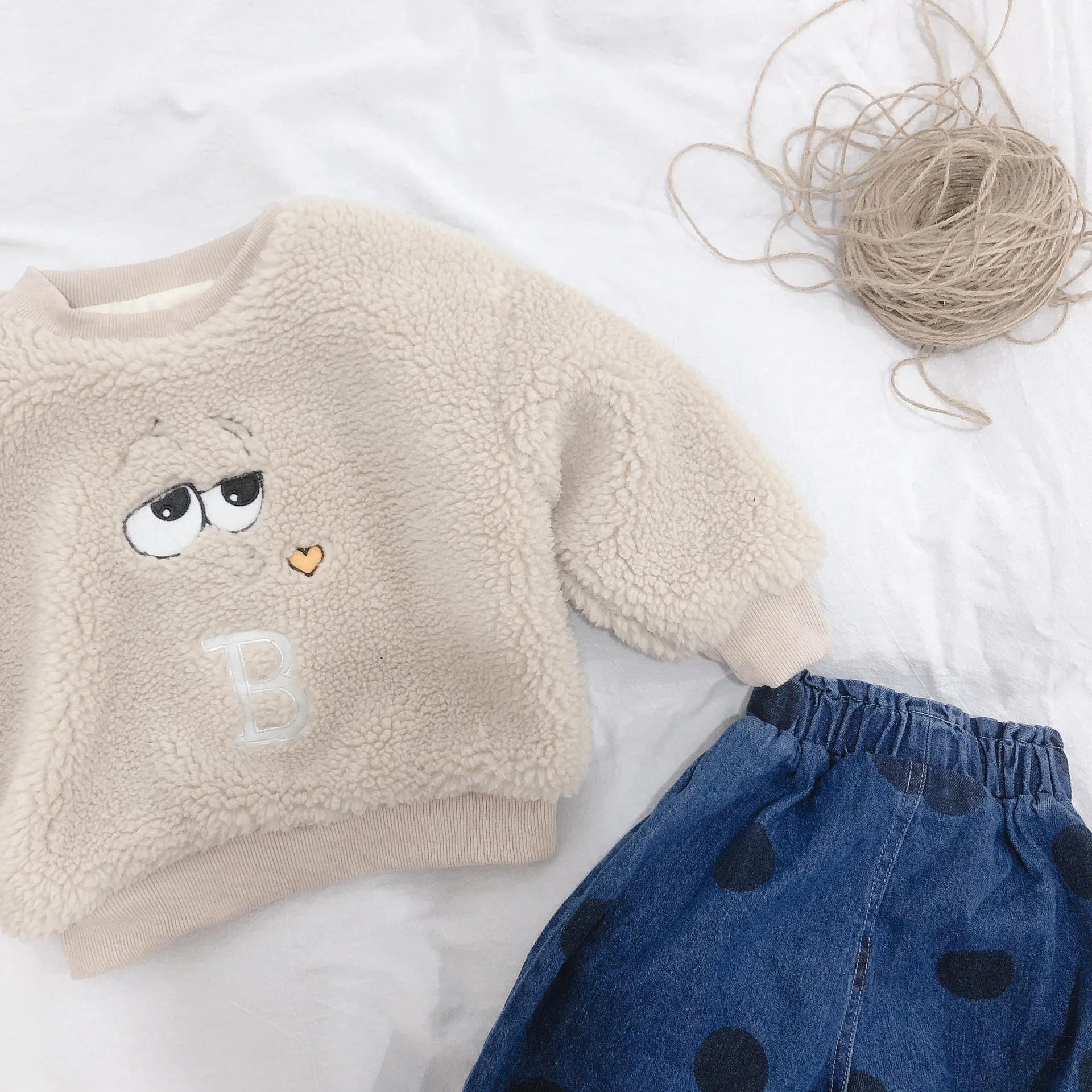 Толстовки с капюшоном для девочек одежда детей сезон осень зима Плотные