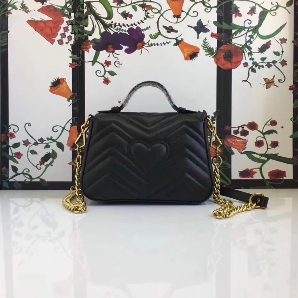 

luxurious classic Ms Shoulder Bags fashion design Double flap messenger bag high quality Genuine Leather Ladies bag Luxury