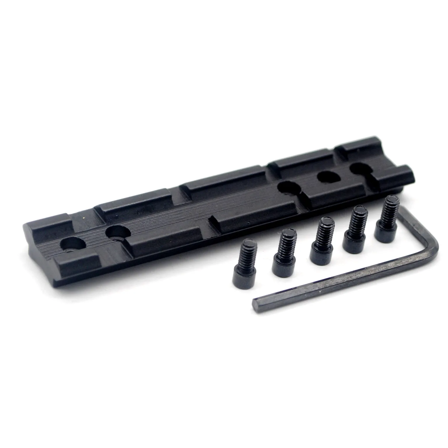 

Hot Picatinny 20mm Dovetail to Weaver Rail Mount Base Adapter 5 Slots Scope Mount Converter For Rifle Flashlight Laser Sight