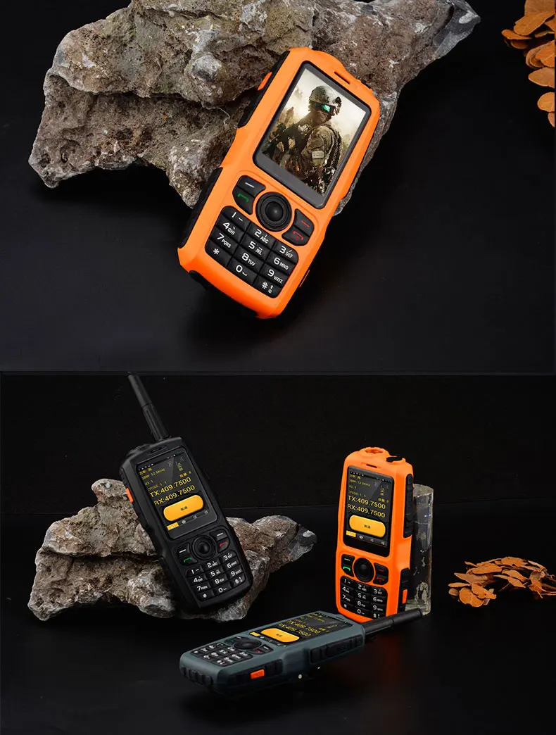 3g Wcdma Защищенный телефон Android с UHF 2W домофон PTT