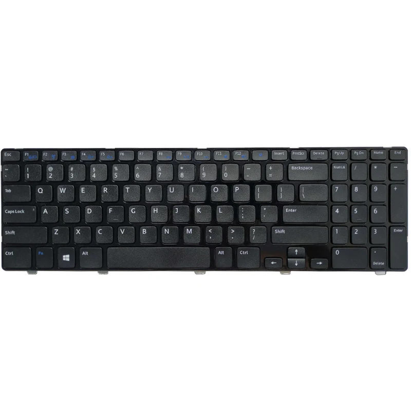 Новая клавиатура для ноутбука США DELL Inspiron 15 3521 15R 5521 черная с английской
