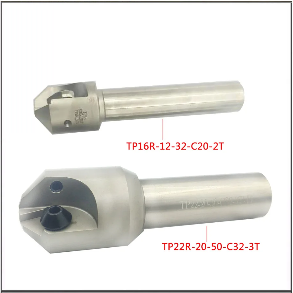 TP16R-12-32-C20-2T TP22R-20-50-C32-3T 45 градусов ЧПУ внутренняя и внешняя фаска торцевая фреза многофункциональный нож для снятия фаски
