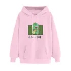 Женская толстовка с капюшоном, с длинным рукавом и принтом