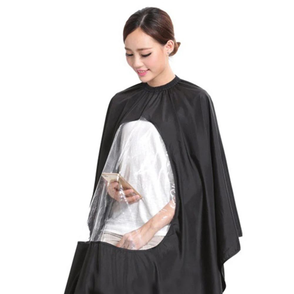 

2019 Professional Waterproof Treatment Hair Cutting Apron Haircut Cover Adults Salon Barbers Hairdressing Cloth Cape Gown