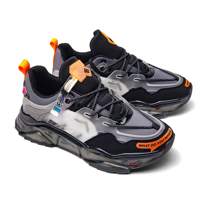 

Shoes Men Chunky Sneakers Non-Slip Walking Sport Footwear Fashion Casual Shoes Thick Bottom Trainers Sneakers Men Zapatos Hombre