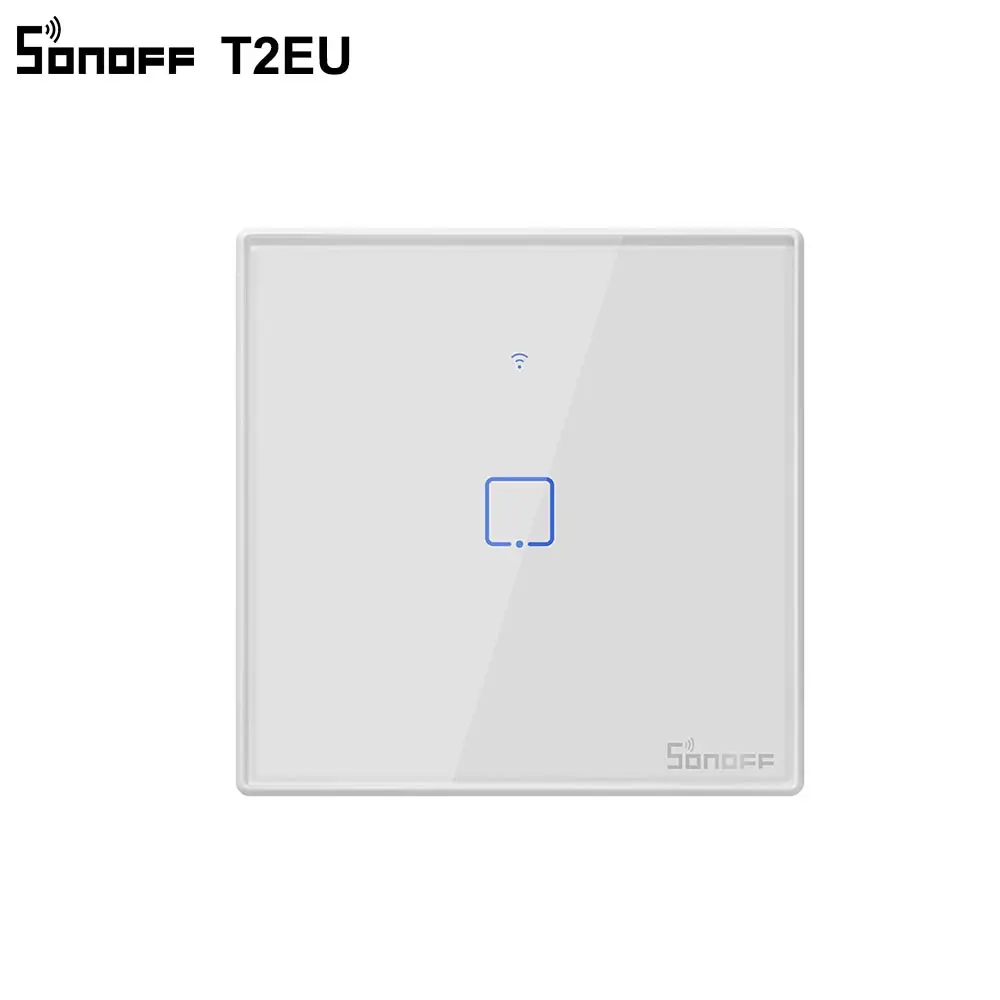 Переключатель Itead Sonoff T2EU 86 с дистанционным управлением серия 1/2/3 gang TX 433 МГц RF Wi Fi