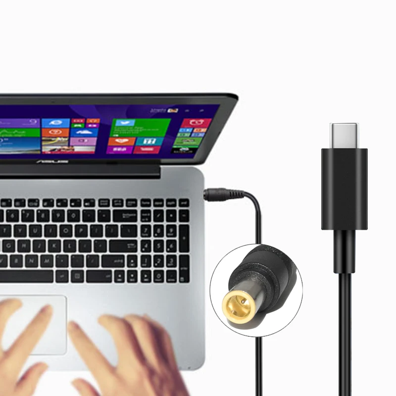 USB C Type к 7 9*5 5 мм конвертер зарядный кабель для ноутбука Lenovo T400 T410 T420 T430 T500 T510 T520 T530