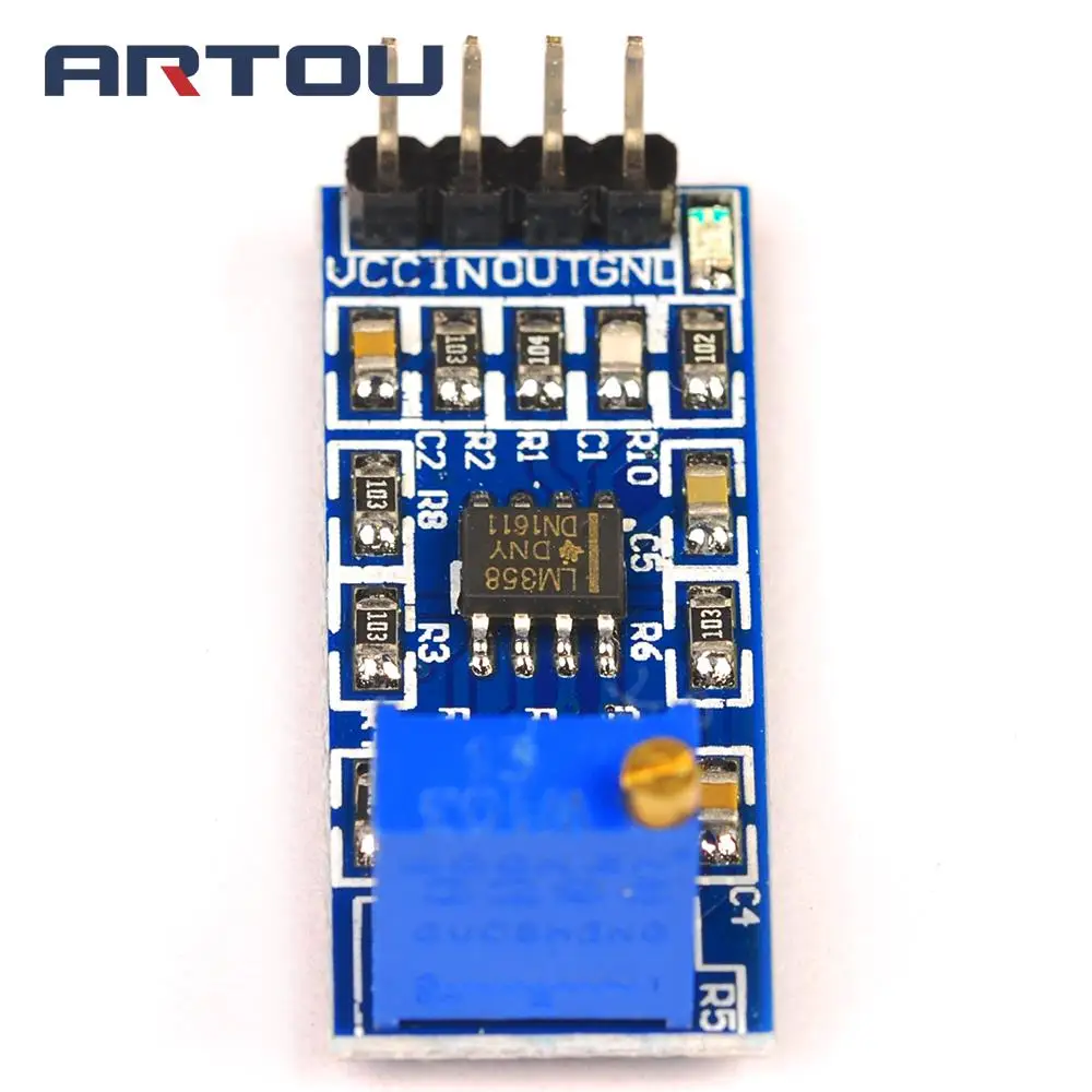 LM358 100 увеличение времени усилитель сигнала модуль операционного усилителя