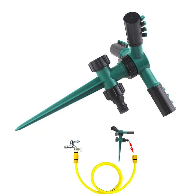 Разбрызгиватель для полива газона вращение на 360 градусов|Спринклеры сада| |