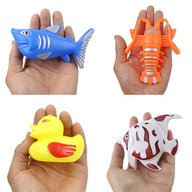 Children Bathtub Magnetic Fishing Toy Swimming Bathing Pool Water Floating  Fish Toy Parent-child Interactive Toys Game Baby Toys